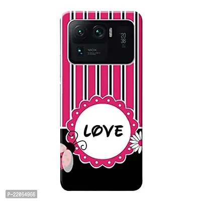 Dugvio? Printed Designer Matt Finish Hard Back Cover Case for Xiaomi Mi 11 Ultra - Love Art Rangoli