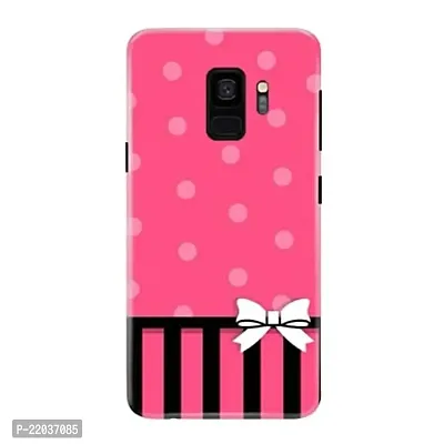 Dugvio? Printed Designer Matt Finish Hard Back Case Cover for Samsung Galaxy S9 / Samsung S9 / G960F (Pink dot Art)