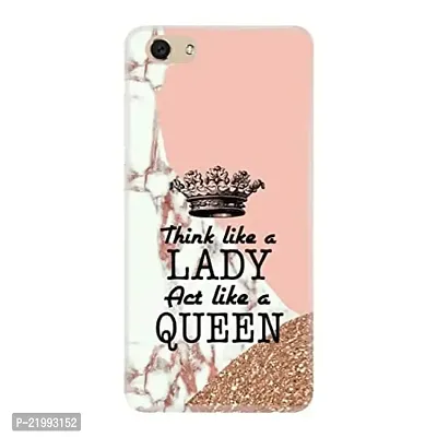 Dugvio? Printed Designer Back Cover Case for Oppo F3 Plus - Think Like a Lady Quotes