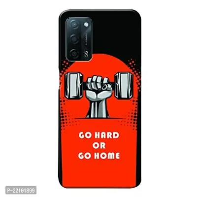 Dugvio? Printed Hard Back Cover Case for Oppo A54(5G) / Oppo A93 (5G) / Oppo A93S (5G) - Go Hard or go Home