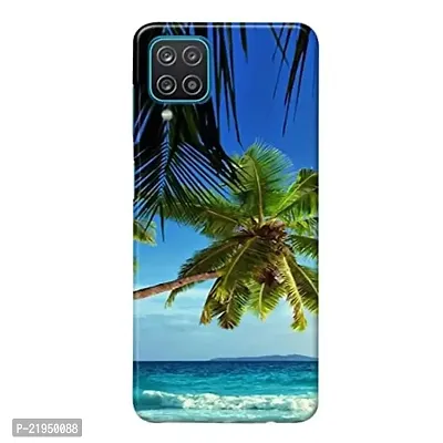 Dugvio? Polycarbonate Printed Hard Back Case Cover for Samsung Galaxy A22 5G / Samsung A22 (Nature Art Coconut)