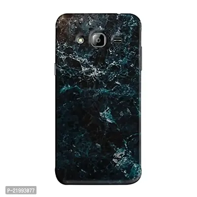 Dugvio? Printed Designer Hard Back Case Cover for Samsung Galaxy J7 (2015) / Samsung J7 Duos / J700F (Dark Marble)