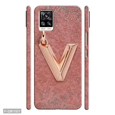 Dugvio? Printed Designer Hard Back Case Cover for Vivo V20 (V Name Alphabet)