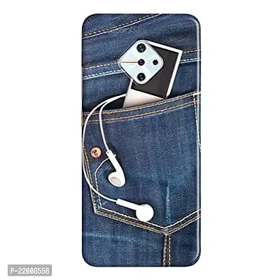 Dugvio? Printed Designer Hard Back Case Cover for Vivo S1 Pro (Pocket Jeans Art)