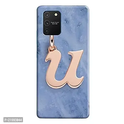 Dugvio? Printed Designer Hard Back Case Cover for Samsung Galaxy S10 Lite/Samsung S10 Lite (U Name Alphabet)