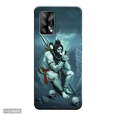 Dugvio? Printed Designer Back Case Cover for Oppo F19 / Oppo F19S (Lord Shiva, Angry Shiva, Shiva Chillum)-thumb0