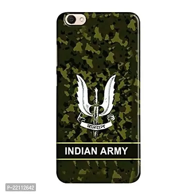 Dugvio Indian Army, Army Designer Hard Back Case Cover for Vivo Y66 (Multicolor)