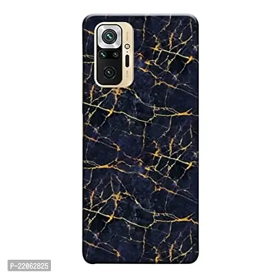 Dugvio? Printed Designer Matt Finish Hard Back Cover Case for Xiaomi Redmi Note 10 Pro Max/Redmi Note 10 Pro - Marble Effect-thumb0