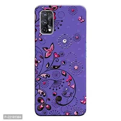 Dugvio? Printed Hard Back Cover Case for Realme X7 - Butterfly in Night