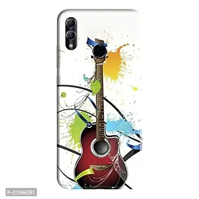 Dugvio? Polycarbonate Printed Hard Back Case Cover for Huawei Honor 8C (Guitar Music)