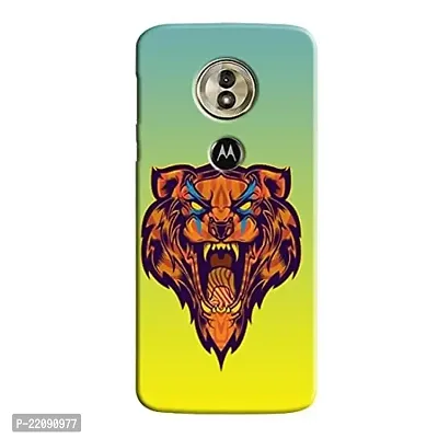 Dugvio? Printed Colorful Tiger Face Designer Back Case Cover for Motorola Moto G6 Play/Moto G6 Play (Multicolor)