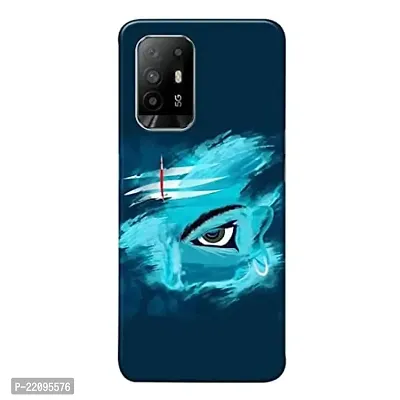 Dugvio? Printed Hard Back Case Cover for Oppo F19 Pro + 5G (Lord Shiva, Angry Shiva, Bhole Nath)-thumb0