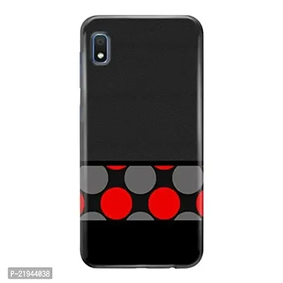 Dugvio? Polycarbonate Printed Hard Back Case Cover for Samsung Galaxy M01 Core/Samsung M01 Core (Red and Grey Pattern)
