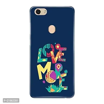 Dugvio? Poly Carbonate Back Cover Case for Oppo A5 - Love More