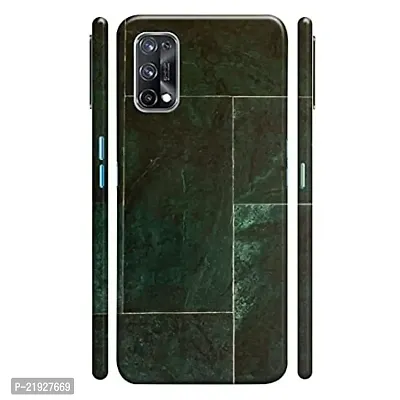 Dugvio? Polycarbonate Printed Hard Back Case Cover for Realme X7 / Realme X7 5G (Green Marble)
