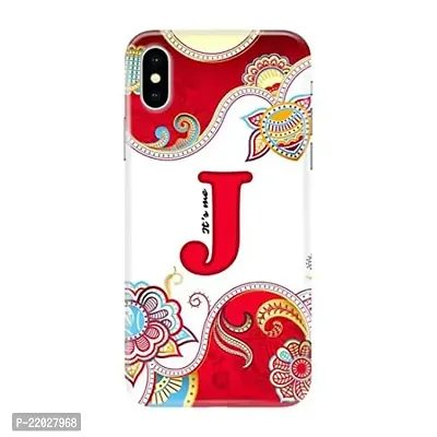 Dugvio? Printed Designer Hard Back Case Cover for iPhone X (Its Me J Alphabet)