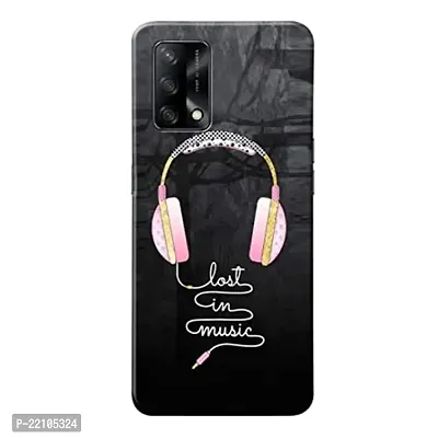 Dugvio? Printed Hard Back Cover Case for Oppo A74 (5G) - Music Art