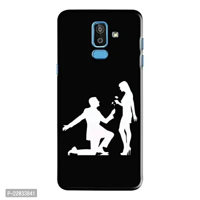 Dugvio? Printed Designer Matt Finish Hard Back Case Cover for Samsung Galaxy J8 / Samsung Galaxy On8 / J810G/DS (Couple Purpose)-thumb0