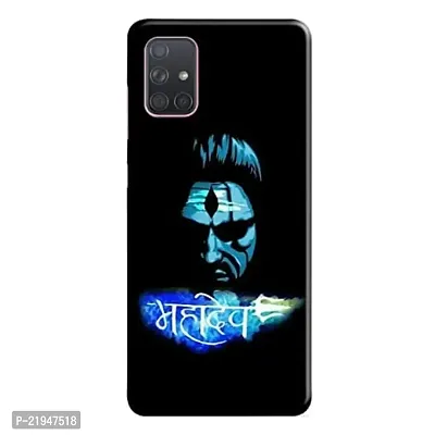 Dugvio? Polycarbonate Printed Hard Back Case Cover for Samsung Galaxy A71 / Samsung A71 (Lord Mahadev)