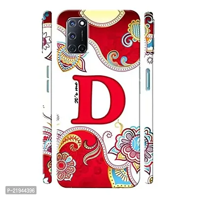 Dugvio? Polycarbonate Printed Hard Back Case Cover for Oppo A52 (Its Me D Alphabet)