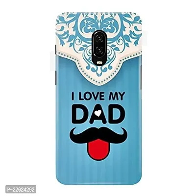 Dugvio? Printed Designer Hard Back Case Cover for OnePlus 6T (I Love My dad)