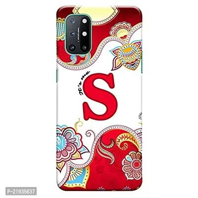 Dugvio? Polycarbonate Printed Hard Back Case Cover for OnePlus 8T (Its Me S Alphabet)