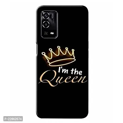 Dugvio? Printed Designer Back Cover Case for Oppo A55 (5G) / Oppo A16 (5G) / Oppo A53S 5G - I am The Queen-thumb0