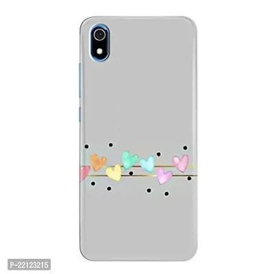 Dugvio? Printed Hard Back Case Cover Compatible for Xiaomi Redmi 7A - Grey Bow Art (Multicolor)