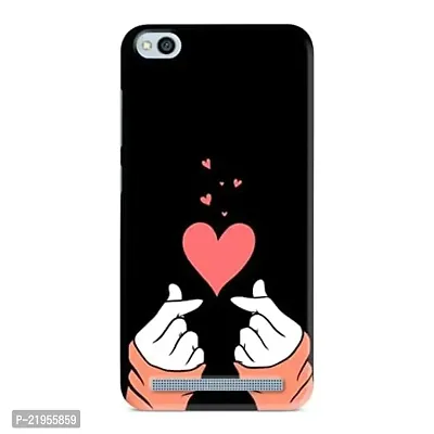 Dugvio? Polycarbonate Printed Hard Back Case Cover for Xiaomi Redmi 5A (Cute Pink Girls Heart)