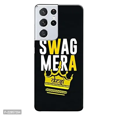 Dugvio? Printed Designer Matt Finish Hard Back Cover Case for Samsung Galaxy S21 Ultra (5G) - Desi Swag