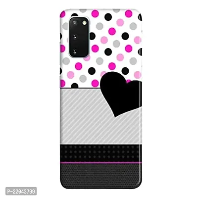 Dugvio? Printed Designer Matt Finish Hard Back Case Cover for Samsung Galaxy S20 / Samsung S20 (Love Heart Pattern)