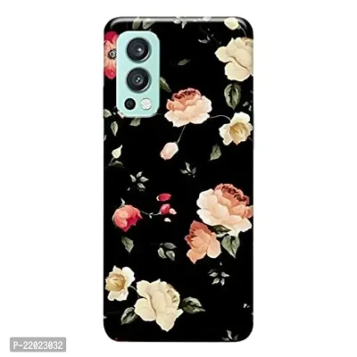 Dugvio? Printed Designer Hard Back Case Cover for Oneplus Nord 2 / Oneplus Nord 2 5G (Vintage Flower)