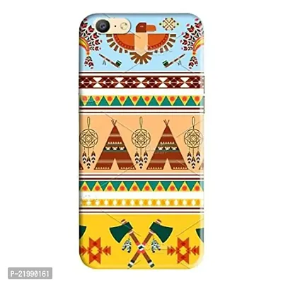 Dugvio? Printed Designer Back Cover Case for Oppo A57 - Rajasthani Pattern
