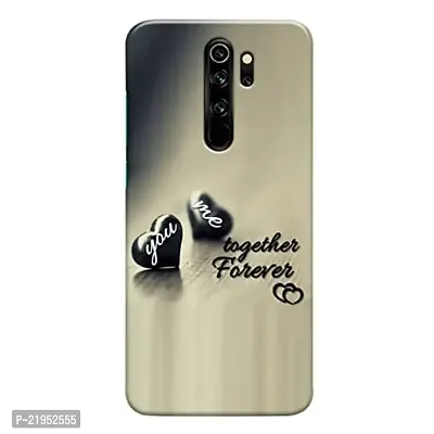 Dugvio? Polycarbonate Printed Hard Back Case Cover for Xiaomi Redmi Note 8 Pro (Together Forever Love)