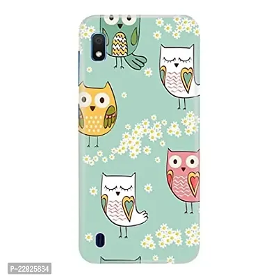 Dugvio? Printed Cute Owl Designer Hard Back Case Cover for Samsung Galaxy A10 / Samsung A10/ SM-A105F/DS (Multicolor)