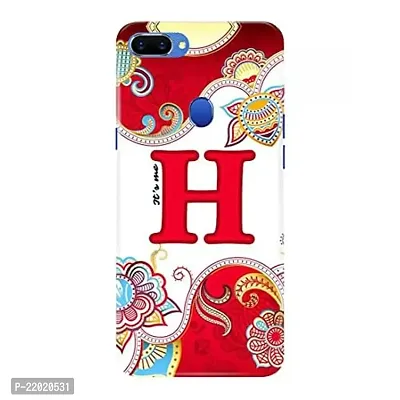 Dugvio? Printed Designer Hard Back Case Cover for Oppo A5S (Its Me H Alphabet)