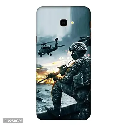 Dugvio? Printed Designer Matt Finish Hard Back Case Cover for Samsung Galaxy J4 Plus/Samsung J4+ / SM-J415F/DS (Army, Force)-thumb0