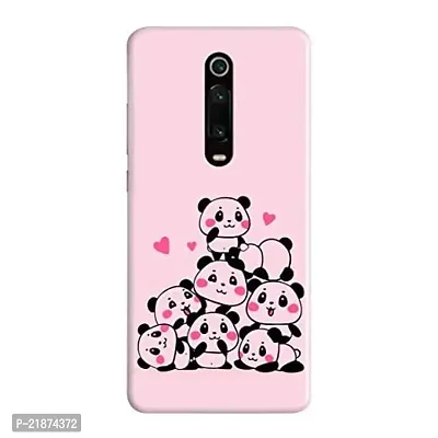 Dugvio Printed Colorful Pink Cartoon Bear Designer Back Case Cover for Xiaomi Redmi K20 Pro/Redmi K20 Pro (Multicolor)