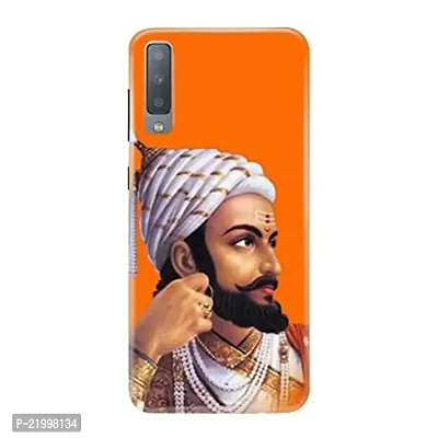 Dugvio? Printed Designer Hard Back Case Cover for Samsung Galaxy A7 (2018) / Samsung A7 (2018) / SM-A750F/DS (Shivaji maharaj)-thumb0