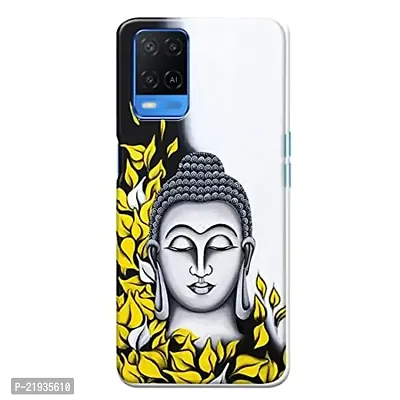 Dugvio? Polycarbonate Printed Hard Back Case Cover for Oppo A54 / CPH2239 / Oppo A54 (5G) (Lord Buddha Art)
