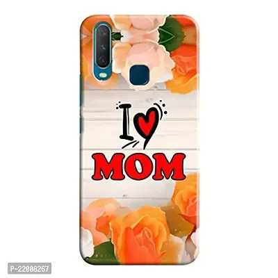 Dugvio? Printed Designer Hard Back Case Cover for Vivo Y12 / Vivo Y15 / Vivo Y17 (I Love mom Best mom)