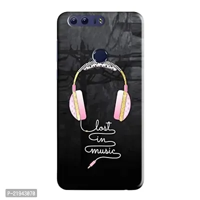 Dugvio? Polycarbonate Printed Hard Back Case Cover for Huawei Honor 8 (Music Art)