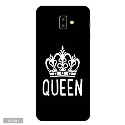 Dugvio? Printed Designer Matt Finish Hard Back Case Cover for Samsung Galaxy J6 / Samsung On6 / J600G/DS (Queen Crown)