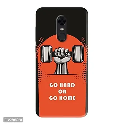 Dugvio? Printed Designer Hard Back Case Cover for Xiaomi Redmi Note 5 (Go Hard or go Home)-thumb0