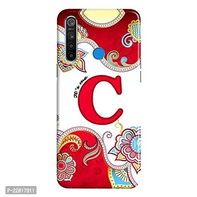 Dugvio? Printed Designer Hard Back Case Cover for Realme 5S / Realme 5 / Realme 5i (Its Me C Alphabet)-thumb0