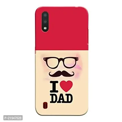 Dugvio? Polycarbonate Printed Hard Back Case Cover for Samsung Galaxy M01 / Samsung M01 (I Love Dad Quotes)