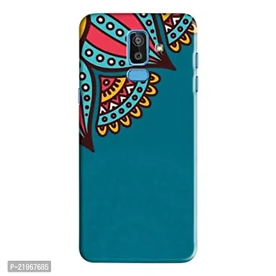 Dugvio? Printed Designer Back Case Cover for Samsung Galaxy J8 / Samsung Galaxy On8 / J810G/DS (Rangoli Pattern)-thumb0