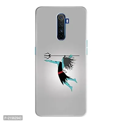 Dugvio? Poly Carbonate Back Cover Case for Realme X2 Pro/Oppo Reno Ace - Lord Shiva Fighting Movement