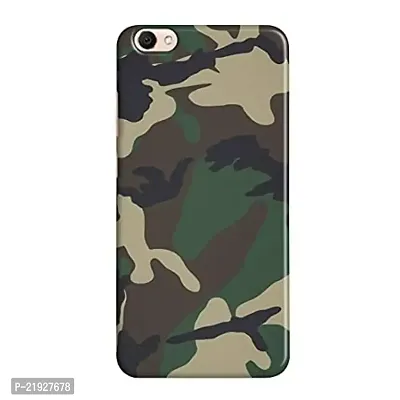 Dugvio? Polycarbonate Printed Hard Back Case Cover for Vivo V5 / Vivo V5S (Army Camoflage)