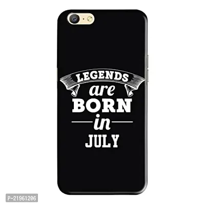 Dugvio? Poly Carbonate Back Cover Case for Oppo A57 - Legends are Born in July